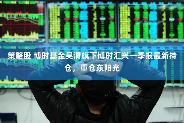 策略股 博时基金吴渭旗下博时汇兴一季报最新持仓，重仓东阳光