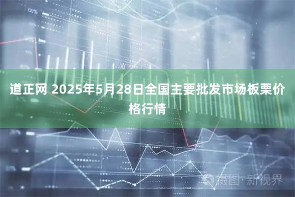 道正网 2025年5月28日全国主要批发市场板栗价格行情