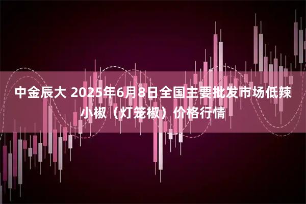 中金辰大 2025年6月8日全国主要批发市场低辣小椒（灯笼椒）价格行情