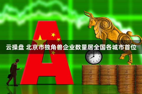 云操盘 北京市独角兽企业数量居全国各城市首位